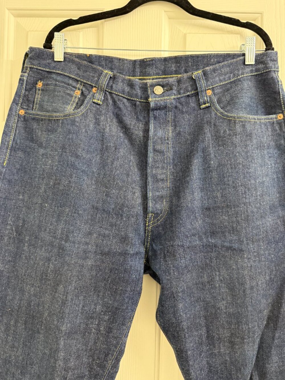 Sugar Cane Extra Heavy Coarse Weave Selvedge Denim Jeans W38 L36 - Picture 2 of 11